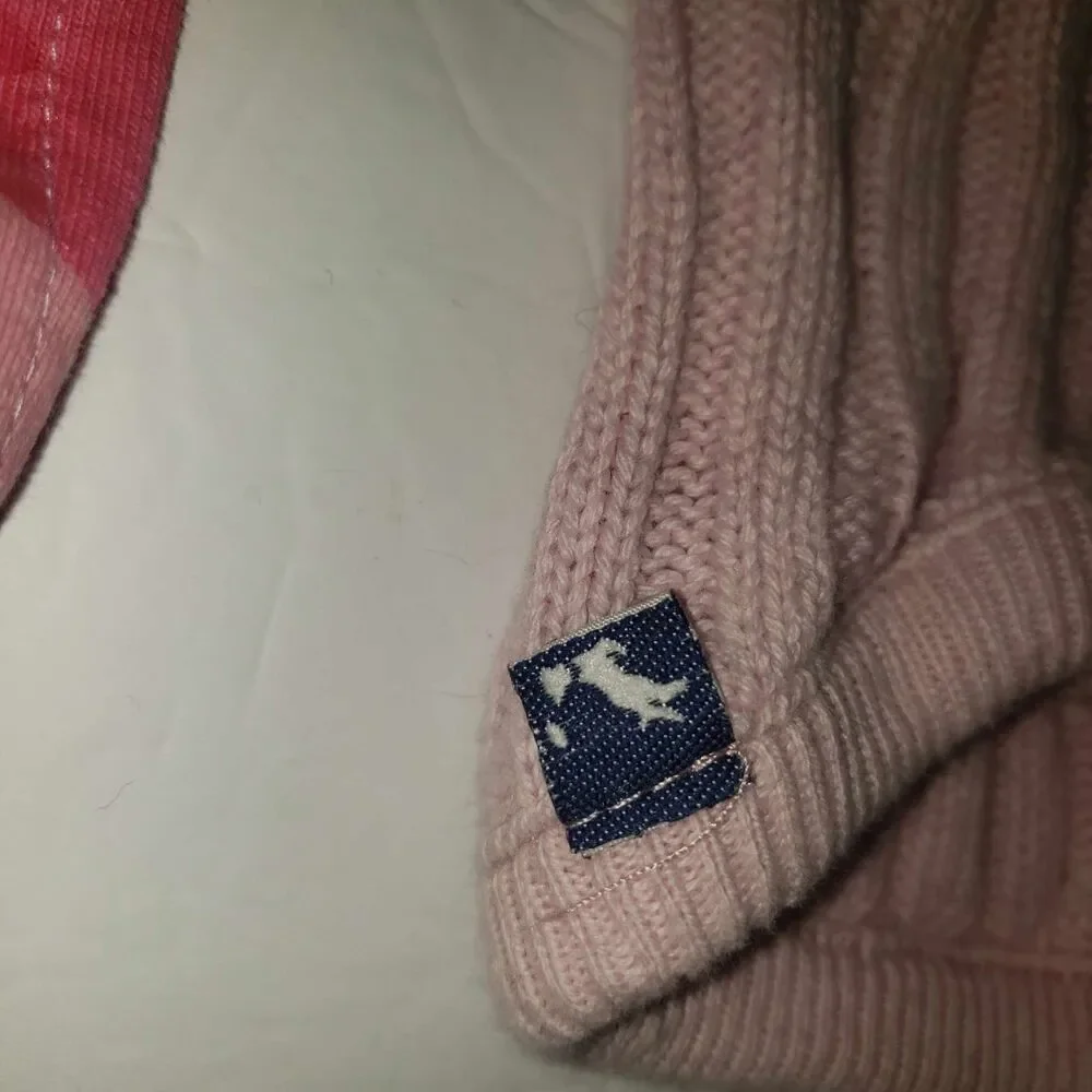 Pink Lightweight Cotton Camouflage Dog Shirt and Pink Dog Sweater Size Small